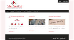 Desktop Screenshot of fuller-spurling.co.uk